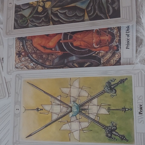 Thoth Tarot Deck Divination Tool Intuitive Metaphysical Egyptian Healing - Picture 2 of 4